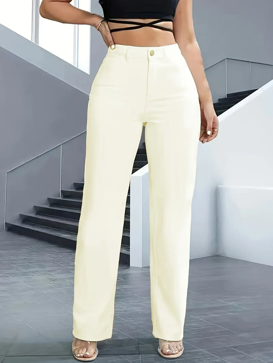 Damen Denim Jeans Weiß - Detailansicht Taschen