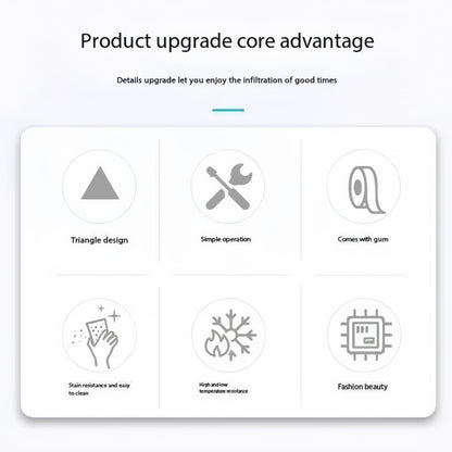 Wasserfestes, selbstklebendes Dichtband für Küche & Bad – Anti-Flecken PVC-Dichtung – Einfach anzubringen für Herd, Ecken & Keramikflächen - FUXLShop
