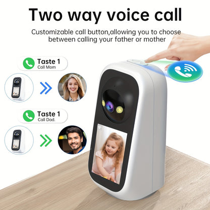 JOOAN Smart Security Camera 5GHz WiFi 1296P HD Night Vision AI Motion Tracking 360° Sichtfeld Zwei-Wege-Talk Sirene Alarm