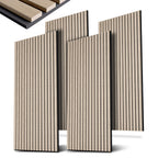 Akustikpaneele 4er-Set mit Holzfurnier – 120 × 60 cm, 18 mm, 2,88 m² Wandverkleidung