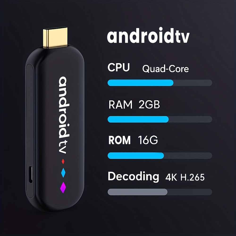 Smart TV Stick S905L3 mit Android 14, 8K Decoding, WiFi 6 und Google Assistant