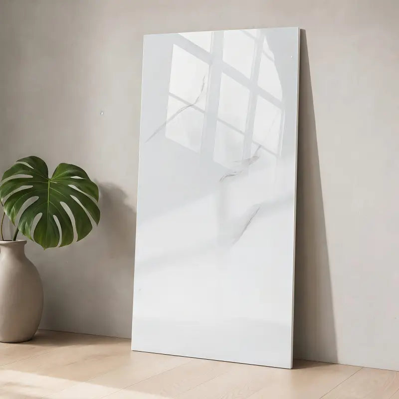 Elegante weiße wandfliesen aufkleber selbstklebend mit grauen marmormuster für wände 60x30 cm