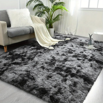 Plüsch Teppich Tie-Dye – Weiche rutschfeste Bettvorleger für Wohnzimmer & Schlafzimmer - FUXLShop