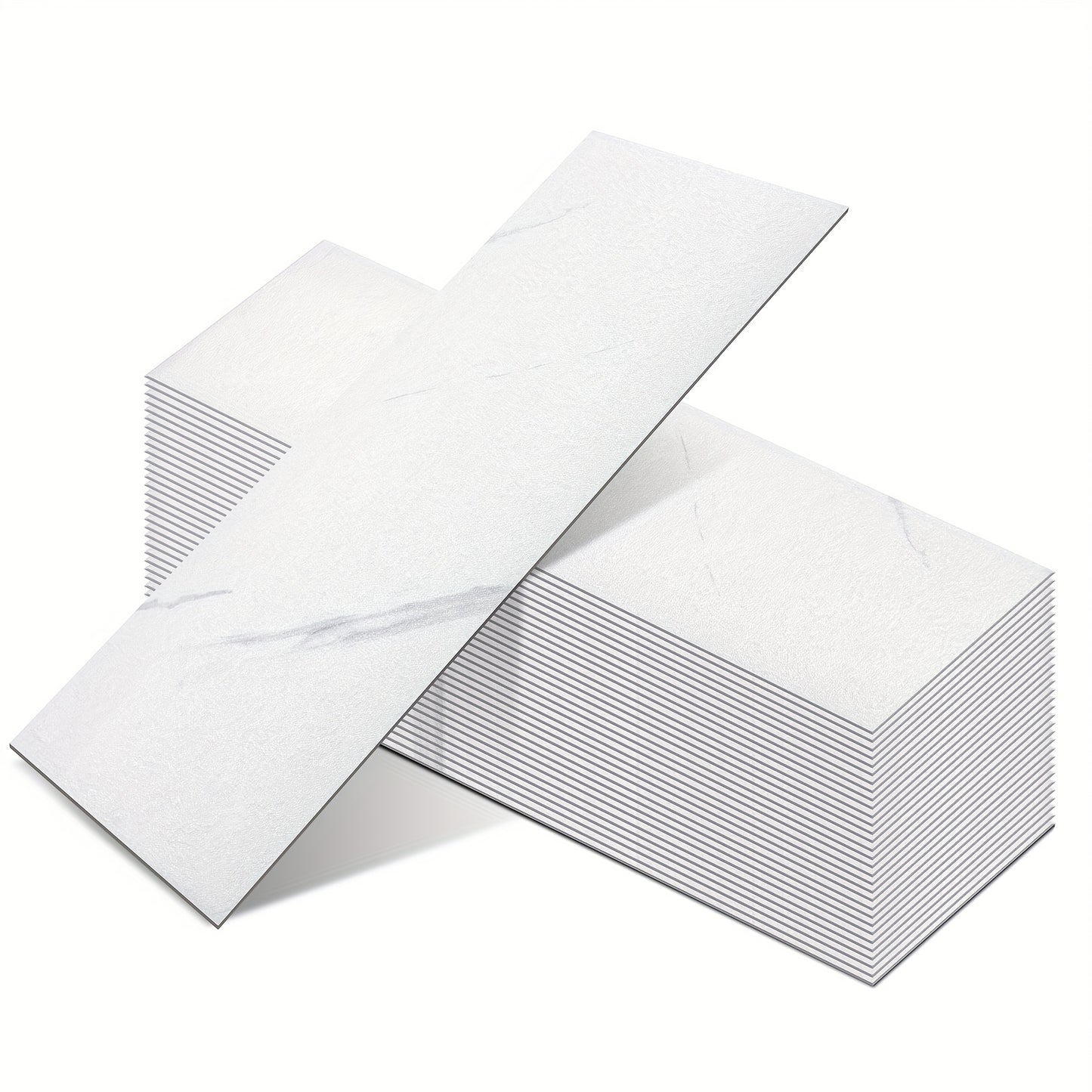 Vinyl Bodenbelag Selbstklebend 50 Stück - Wasserfeste Bodenfliesen Peel & Stick für Küche, Bad & Wohnzimmer