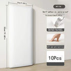 3D Wandpaneele Kunstleder 10er-Pack 23x50 cm – Selbstklebend, gepolstert, für Kopfteil & Wandschutz - FUXLShop