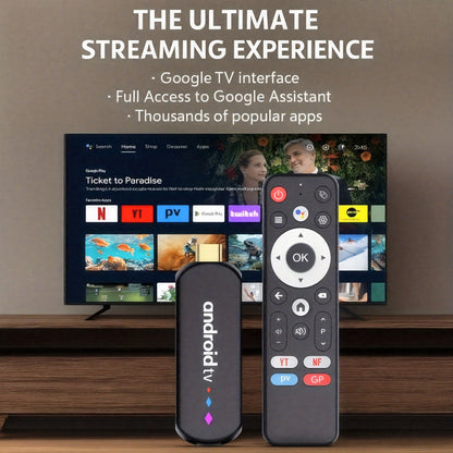 Smart TV Stick S905L3 mit Android 14, 8K Decoding, WiFi 6 und Google Assistant