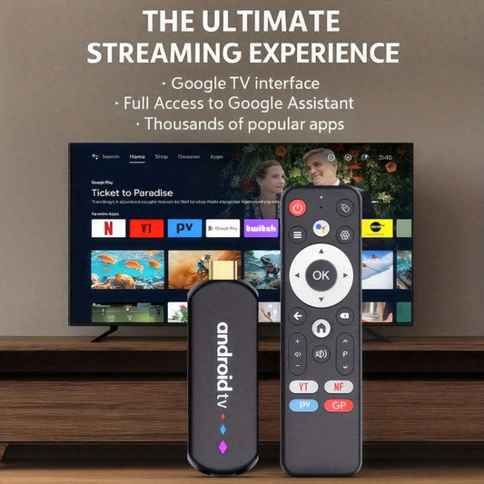 Smart TV Stick S905L3 mit Android 14, 8K Decoding, WiFi 6 und Google Assistant