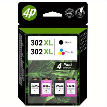 Multipack Druckerpatronen Ersatz für HP 302 / 302XL – kompatibel mit DeskJet, Envy & OfficeJet – Schwarz & Farbe – hohe Reichweite & klare Ausdrucke