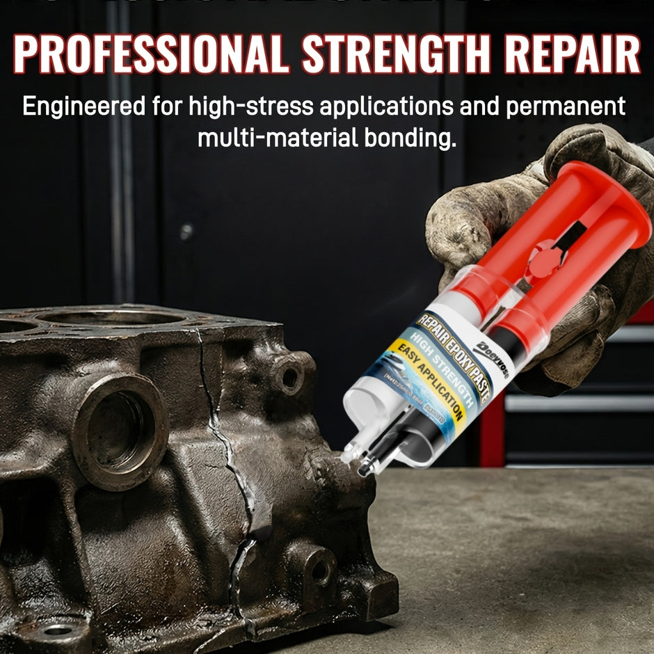 Metall-Epoxid Reparaturpaste 25ml – Lecks dichten für Rohre, KFZ & Industrie