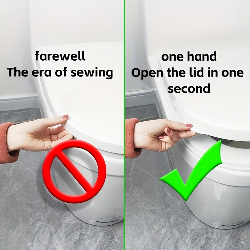 Toilettendeckel- & Tankabdeckung – Ultra-dünnes Design, langlebiges PP, einfache Montage, U-/V-/Quadrat-kompatibel, Komfort für Bad