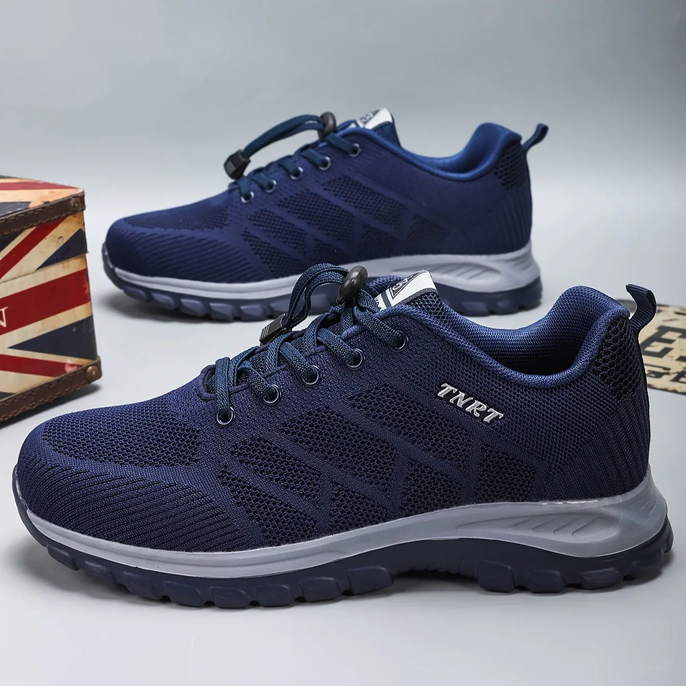 Baskets légères et respirantes pour hommes - Chaussures sportives et décontractées à semelle souple