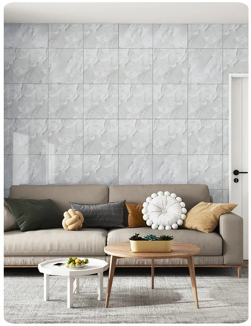 Marmor Wandfliesen Aufkleber 52/104 Stück - Selbstklebend Wasserfest - FUXLShop
