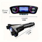 Auto FM Transmitter Bluetooth mit USB Ladegerät - Freisprecheinrichtung & MP3 Player für KFZ - FUXLShop