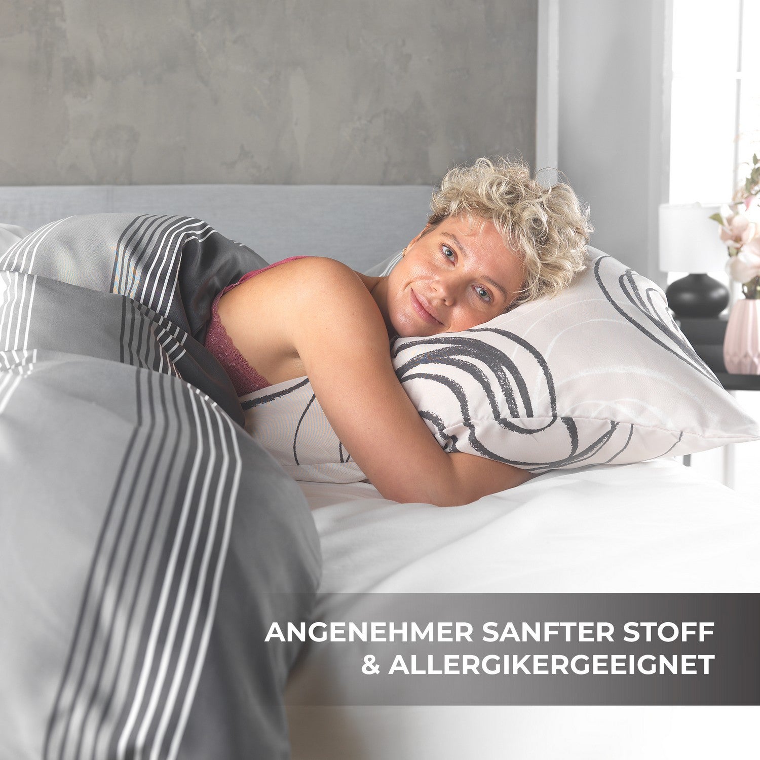 137 / 5.000 Bettwäsche 135X200 4tlg Set - Allergikergeeignetes Bettset - Bettlaken 135 X 200 & Kissenbezug 80X80 | Modern & Hochwertig - FUXL - Shopify
