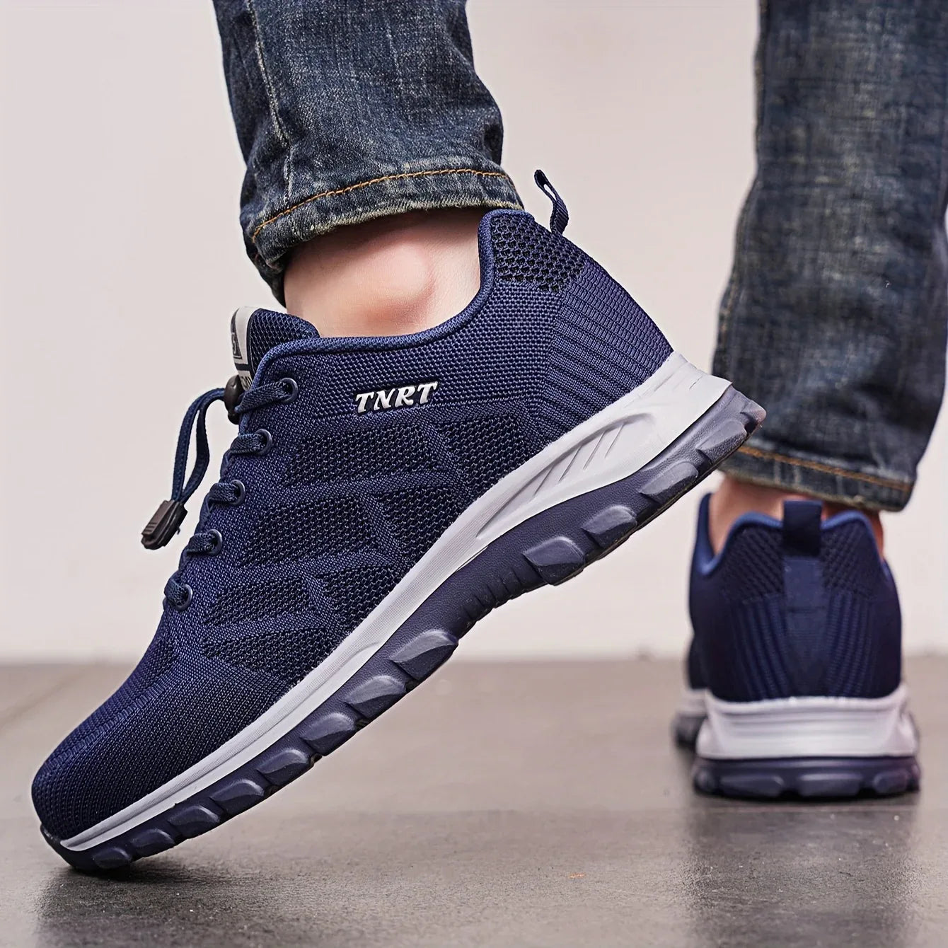 Baskets légères et respirantes pour hommes - Chaussures sportives et décontractées à semelle souple