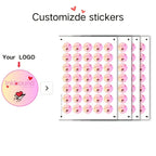 Anpassbare PVC-Sticker Set (140/210/350 Stück) – 3,5cm Hochwertige Aufkleber für Party, Geschenke & Business - FUXLShop