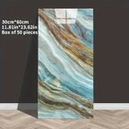 3D Wandpaneele Marmor-Optik selbstklebend 60x30 cm – Schaumstoff, für Bad, Küche & Wohnzimmer - FUXLShop