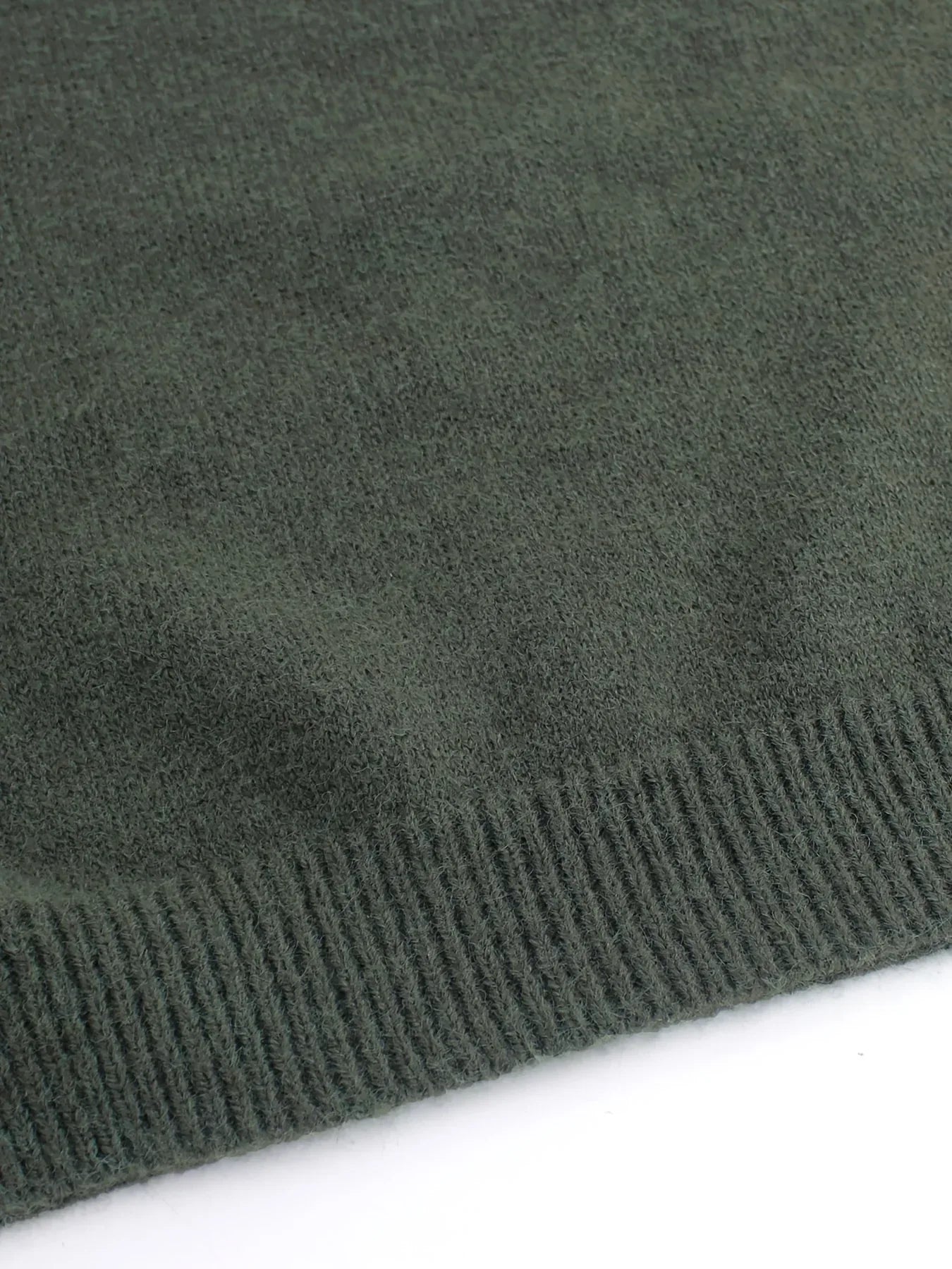 Damen Pullover Rundhals – Gestreifter Rippstrick Casual für Frühling & Herbst, Bequemer Strickpullover - FUXLShop