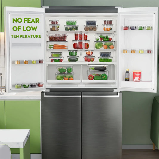 Frischhaltedosen-Set mit Deckel – Luftdicht, Spülmaschinen- & Mikrowellengeeignet