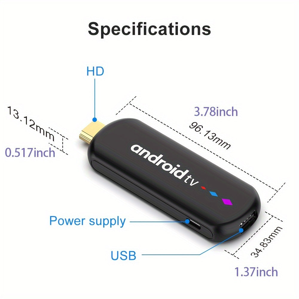 Smart TV Stick S905L3 mit Android 14, 8K Decoding, WiFi 6 und Google Assistant