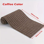 Selbstklebende teppichrolle mit streifenmuster in kaffeebraun aus gewebtem stoff online bestellen als geschenkideen