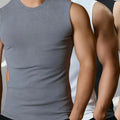 3er-Set Herren Tank Tops Funktionsshirt atmungsaktiv schnelltrocknend – Sport & Alltag