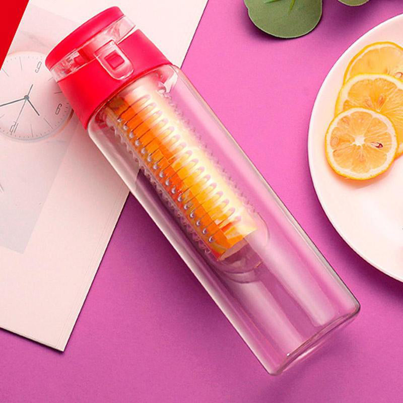 RETOO Infuser Bottle – 700 ml BPA-freie Trinkflasche mit Fruchteinsatz, Tritan, auslaufsicher, ideal für Arbeit, Schule, Reisen & Sport