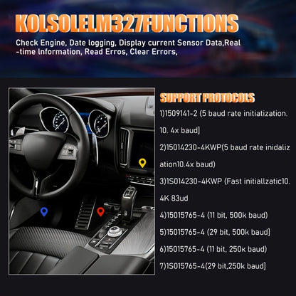 Wireless OBD2 Scanner für Fahrzeugdiagnose