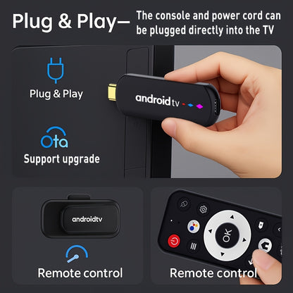 Smart TV Stick S905L3 mit Android 14, 8K Decoding, WiFi 6 und Google Assistant