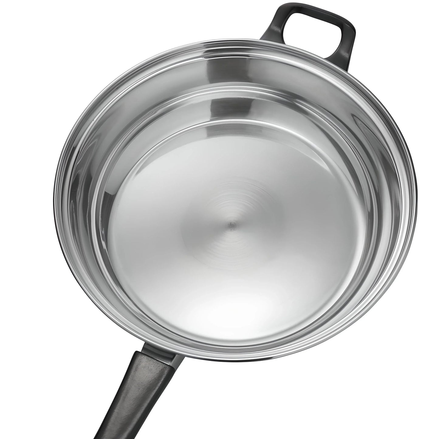 12-teiliges Edelstahl-Topfset mit Pfanne & Glasdeckeln – Für alle Herdarten