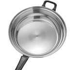 Edelstahl Topfset 12-teilig mit Glasdeckeln - Kochtopfset für alle Herdarten inkl. Induktion - Spülmaschinenfest - FUXLShop