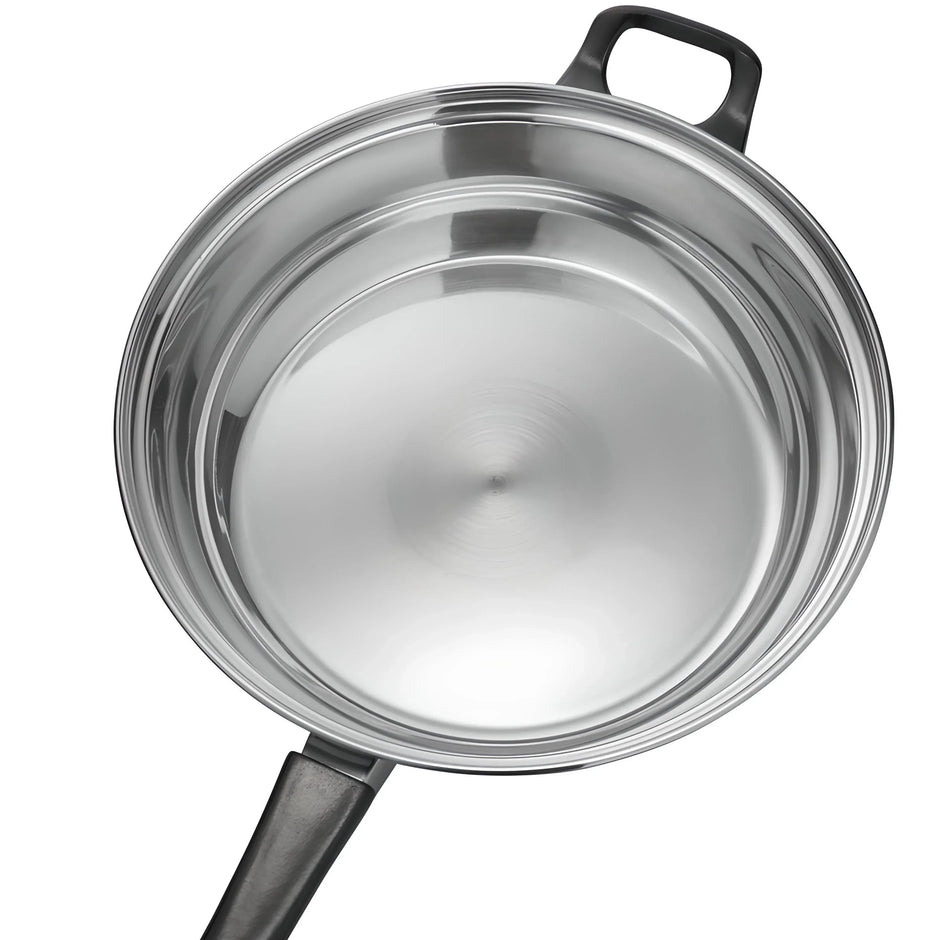 Edelstahl Topfset 12-teilig mit Glasdeckeln - Kochtopfset für alle Herdarten inkl. Induktion - Spülmaschinenfest - FUXLShop