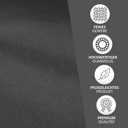 Baumwolle Spannbettlaken – Hochwertig, 130 g/m², 30 cm Steghöhe, Atmungsaktiv & Weich, Pflegeleicht, Ganzjahres - Bettwäsche für Zuhause & Gästezimmer - FUXL - Shopify