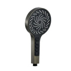 Moderne matte schwarze handbrause mit 9 strahlarten und fünf steuerknöpfen spiralförmig online bestellen günstig
