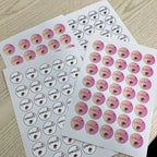 Anpassbare PVC-Sticker Set (140/210/350 Stück) – 3,5cm Hochwertige Aufkleber für Party, Geschenke & Business - FUXLShop