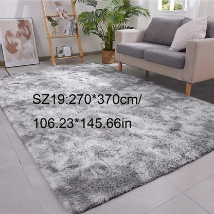 Plüsch Teppich Tie-Dye – Weiche rutschfeste Bettvorleger für Wohnzimmer & Schlafzimmer - FUXLShop