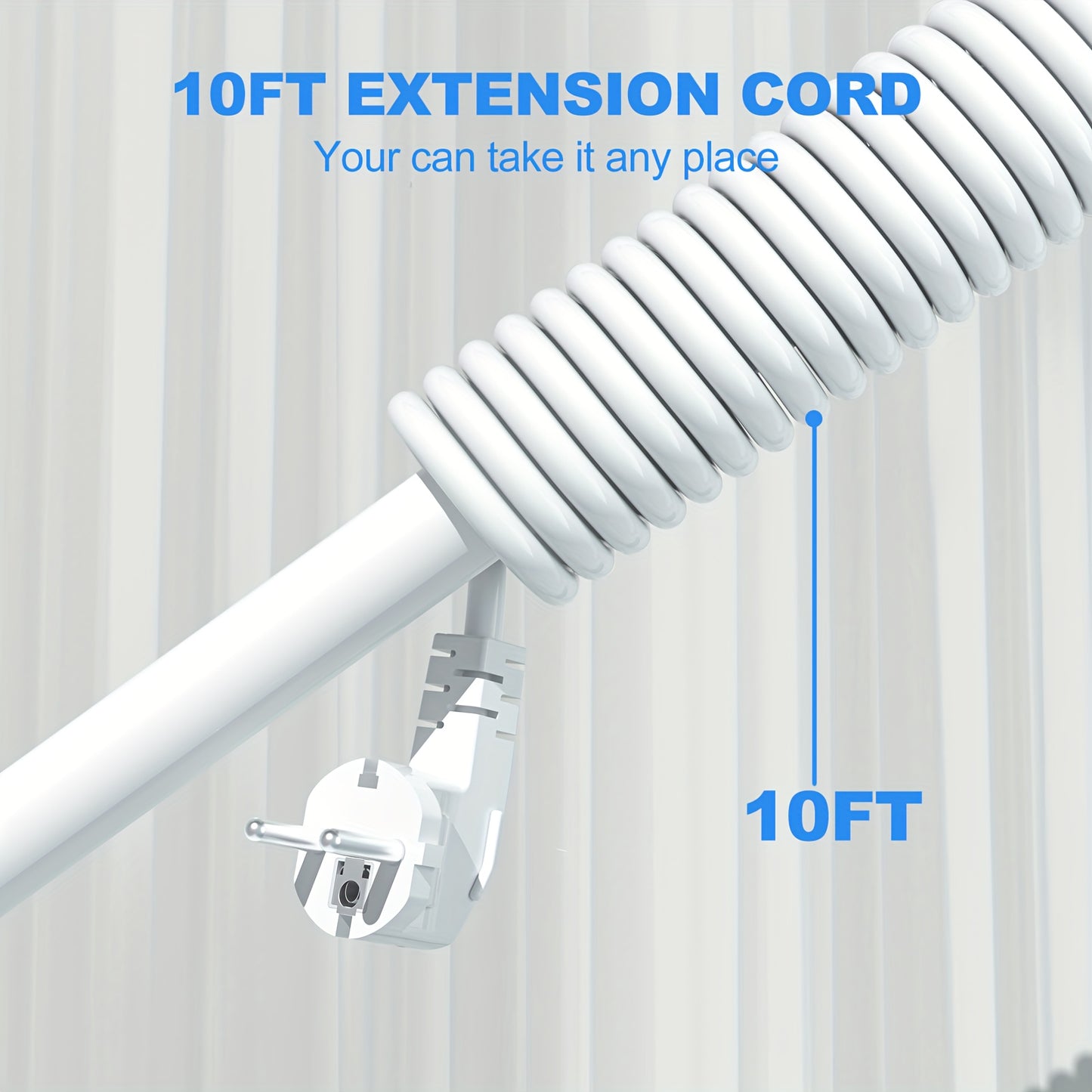 Diese 13 - in - 1 Steckdosenleiste bietet 3 Meter Kabellänge, 5 USB - A - Anschlüsse, 8 AC - Steckdosen, 4 unabhängige Schalter und ein sanftes, einstellbares Nachtlicht – perfekt für Büro, Homeoffice und Haushalt. - FUXL - Shopify