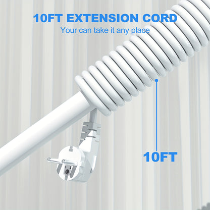 Diese 13 - in - 1 Steckdosenleiste bietet 3 Meter Kabellänge, 5 USB - A - Anschlüsse, 8 AC - Steckdosen, 4 unabhängige Schalter und ein sanftes, einstellbares Nachtlicht – perfekt für Büro, Homeoffice und Haushalt. - FUXL - Shopify