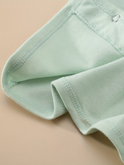 8-teiliges Baby-Set für Jungen & Mädchen – weiches Cartoon-Avocado-Design für Frühling & Sommer – Strampler, Mütze, Lätzchen, Socken, Hose, Jacke, Shirt & Body - FUXLShop