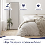 Ganzjahres-Bettdecke Steppdecke – Allergikergeeignet, waschbar 60°C, 135–240 cm