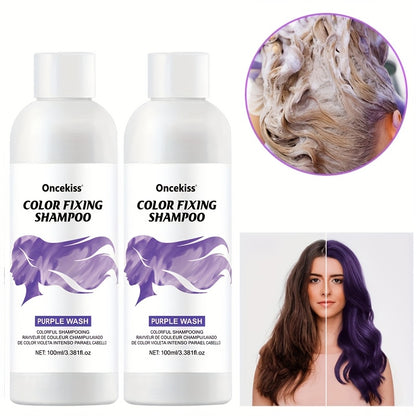 2er-Set Haarfärbe-Shampoo – Intensive Volltonfarbe, langanhaltend & pflegend, einfache Anwendung, verschiedene Nuancen, für alle Haartypen geeignet - FUXLShop