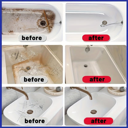 AGRP Kratzer-Reparatur-Wachs – Schnell wirkender Allzweck-Politur für Badewannen, Toiletten, Keramik, Acryl, Metall & Gusseisen (100g) - FUXLShop