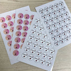 Anpassbare PVC-Sticker Set (140/210/350 Stück) – 3,5cm Hochwertige Aufkleber für Party, Geschenke & Business - FUXLShop