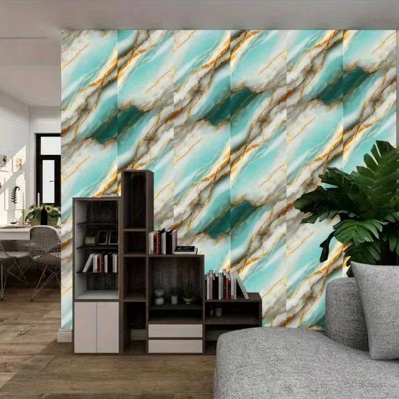 Marmor Wandaufkleber Selbstklebend - Premium Vinyl Tapete Sticker für Küche, Bad & Wohnzimmer - FUXLShop