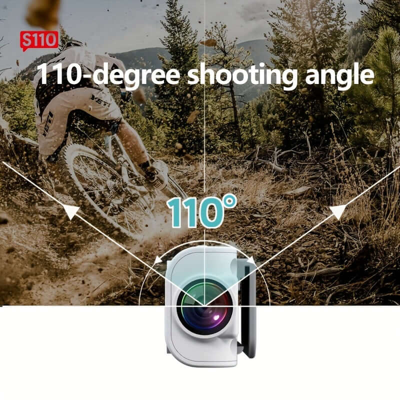 Ultra-Leichte Kamera-Brille – 2.7K Video, WiFi, Geräuschreduzierung, 60 Min Akku, ideal für Vlogging, Sport & Reisen