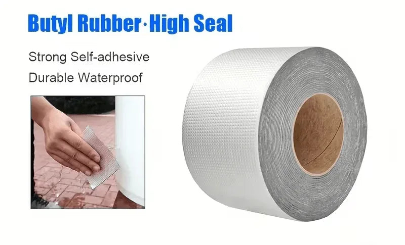 Aluminium Klebeband 10m x 5cm - Hitzebeständig & Wasserdicht - Alu-Reparaturband für Rohre Dächer & Leckagen - FUXLShop