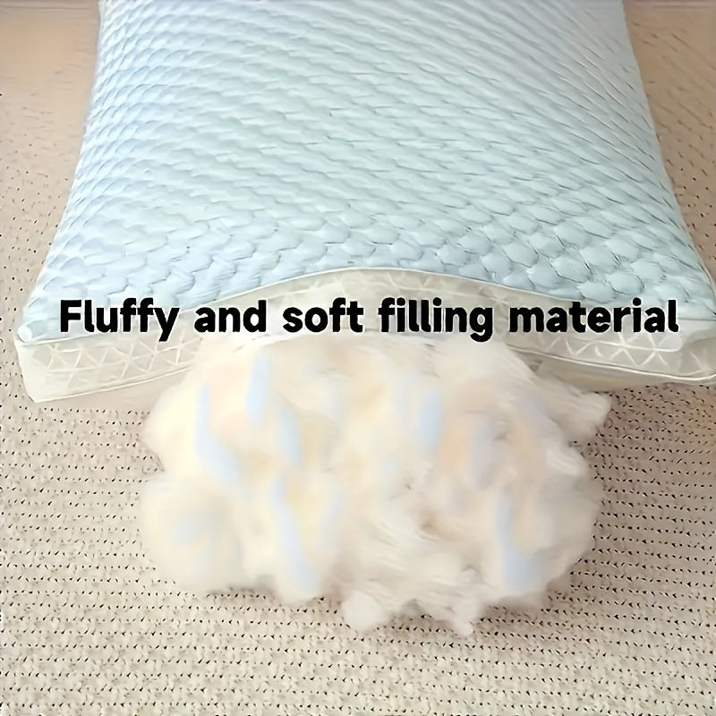 2er-Set atmungsaktive Nackenkissen mit Massageform und Reißverschluss für besseren Schlaf