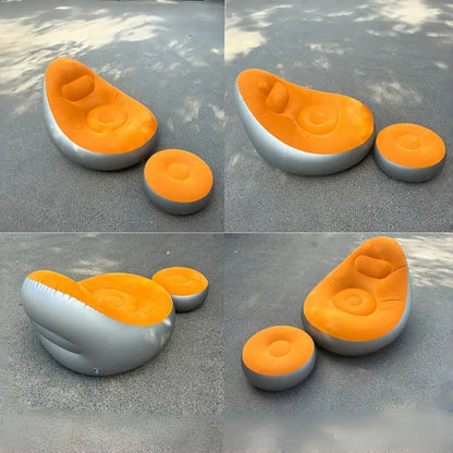 Aufblasbares Outdoor-Sofa – Tragbare Luftcouch für Camping, Strand & Garten