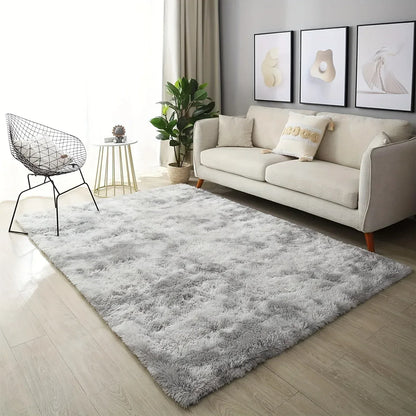 Plüsch Teppich Tie-Dye – Weiche rutschfeste Bettvorleger für Wohnzimmer & Schlafzimmer - FUXLShop