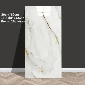 3D Wandpaneele Marmor-Optik selbstklebend 60x30 cm – Schaumstoff, für Bad, Küche & Wohnzimmer - FUXLShop